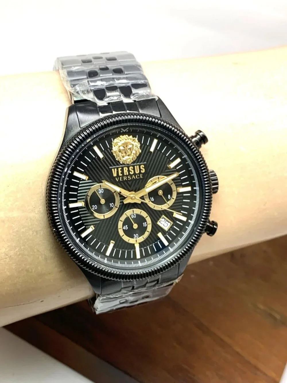 Versus by Versace Men's Watch VSP971221 Chronograph Quartz Black Steel 45mm